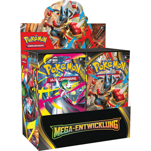 Pokémon Mega Entwicklung Booster Display deutsch